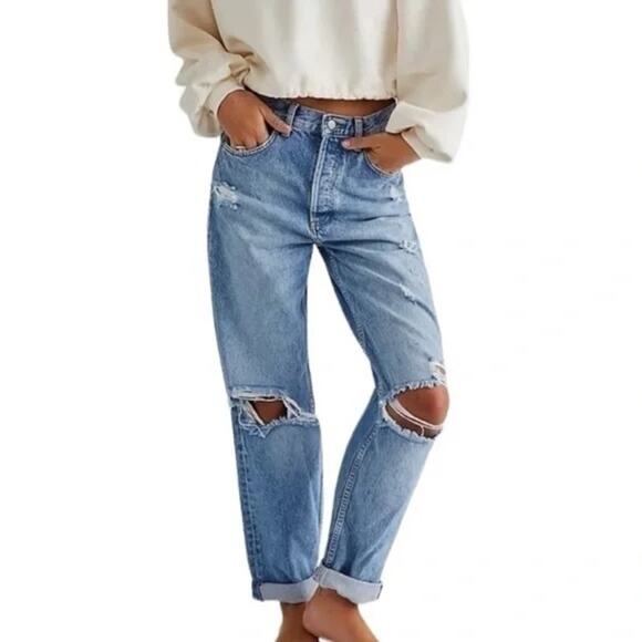 Boyish The TOBY Relaxed Tapered Authentic Rigid Jean Women's Size 31 - Picture 1 of 8
